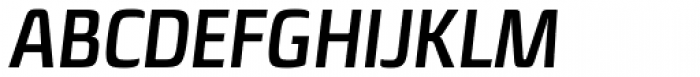 Sica Condensed Bold Italic Font UPPERCASE
