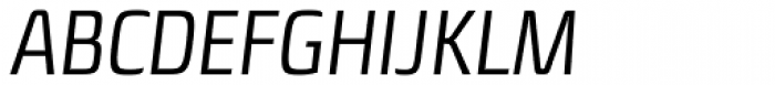 Sica Condensed Regular Italic Font UPPERCASE