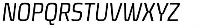 Sica Condensed Regular Italic Font UPPERCASE