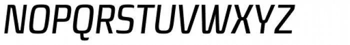 Sica Condensed Semi Bold Italic Font UPPERCASE