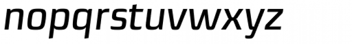 Sica Semi Bold Italic Font LOWERCASE