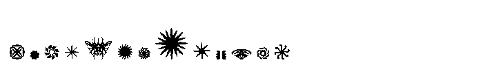 Sicelka Icon Font UPPERCASE