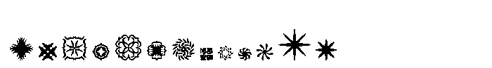 Sicelka Icon Font UPPERCASE