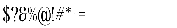 Sicelka Regular Font OTHER CHARS