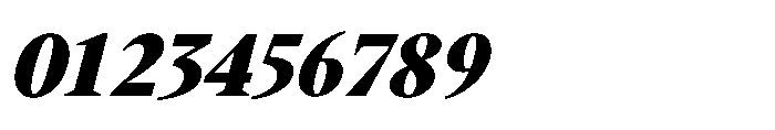 Sidera Black Slanted Font OTHER CHARS