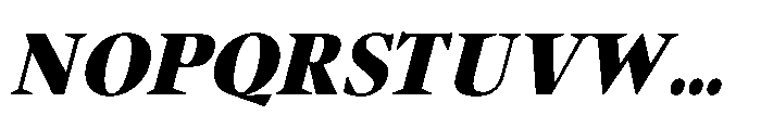Sidera Black Slanted Font UPPERCASE