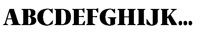 Sidera Black Font UPPERCASE