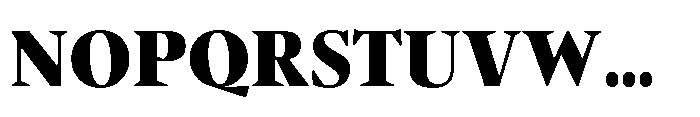 Sidera Black Font UPPERCASE