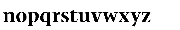 Sidera Bold Font LOWERCASE
