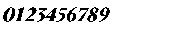 Sidera Extra Bold Slanted Font OTHER CHARS