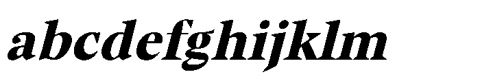 Sidera Extra Bold Slanted FONT