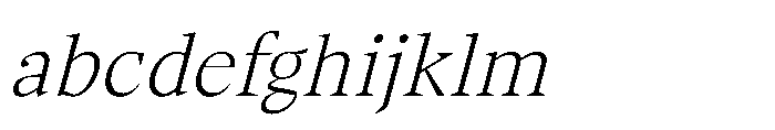 Sidera Extra Light Slanted FONT