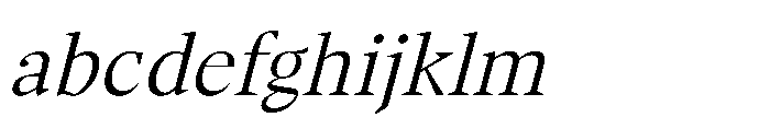 Sidera Light Slanted FONT