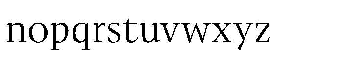 Sidera Light Font LOWERCASE