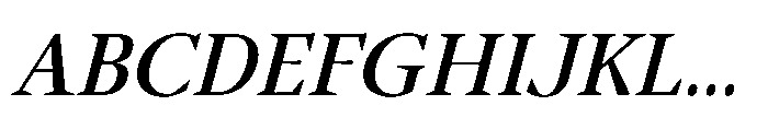 Sidera Medium Slanted Font UPPERCASE