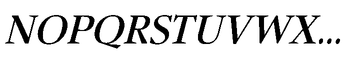 Sidera Medium Slanted Font UPPERCASE