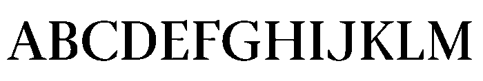 Sidera Medium Font UPPERCASE