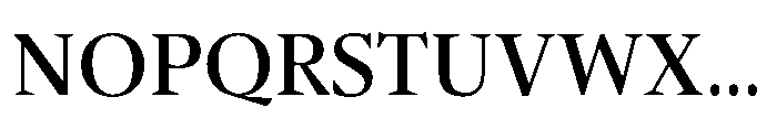 Sidera Medium Font UPPERCASE