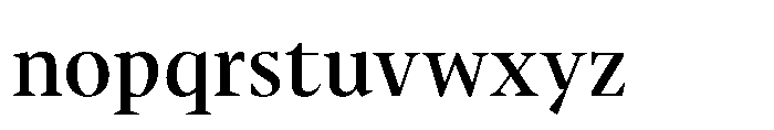 Sidera Medium Font LOWERCASE
