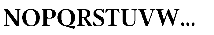 Sidera Semi Bold Font UPPERCASE