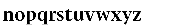 Sidera Semi Bold Font LOWERCASE