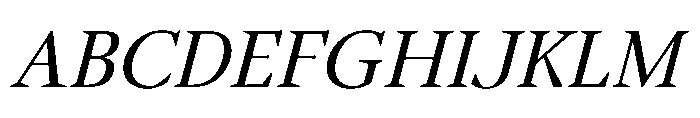 Sidera Slanted Font UPPERCASE
