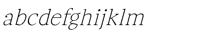 Sidera Thin Slanted FONT