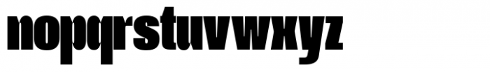 Sidro Black Font LOWERCASE