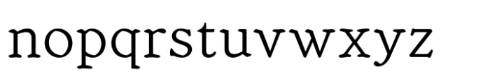 Sienna Light Font LOWERCASE