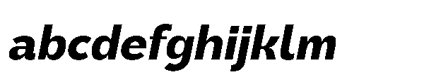 Sienta Bold Oblique FONT
