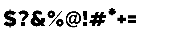 Sienta Extra Bold Font OTHER CHARS