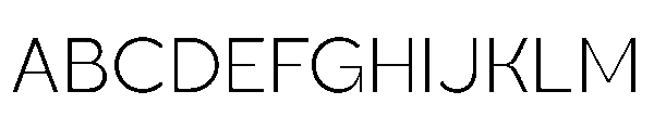 Sienta Light Font UPPERCASE