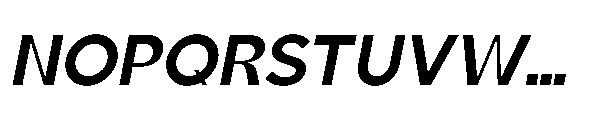 Sienta Semi Bold Oblique Font UPPERCASE