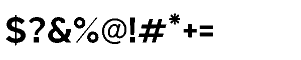 Sienta Semi Bold Font OTHER CHARS