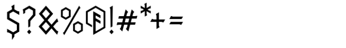 SigRuna Elder Futhark Font OTHER CHARS
