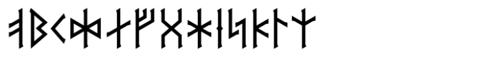 SigRuna Elder Futhark FONT