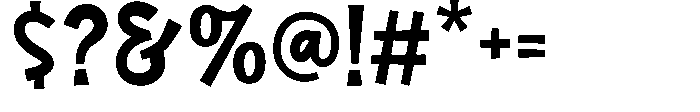 Sigam Regular Font OTHER CHARS