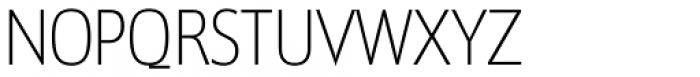 Sigma-Condensed Font UPPERCASE