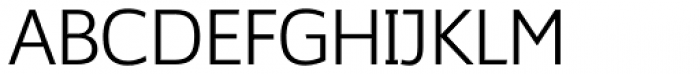Sigma Extralight Font UPPERCASE
