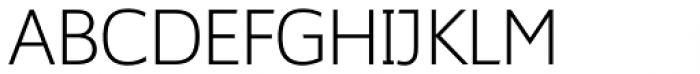 Sigma Thin Font UPPERCASE