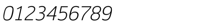 Sigma Variable Oblique Font OTHER CHARS