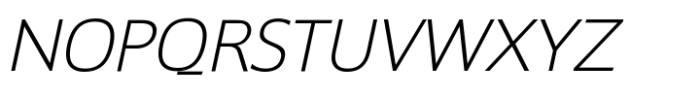 Sigma Variable Oblique Font UPPERCASE