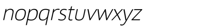 Sigma Variable Oblique Font LOWERCASE