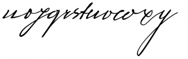 Sigmund Freud Typeface #1 Font LOWERCASE