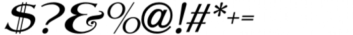 Sign Expert JNL Oblique Font OTHER CHARS