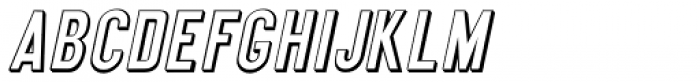Sign Project Oblique JNL Font UPPERCASE