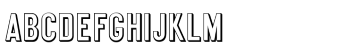 Sign Project Regular JNL Font UPPERCASE