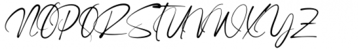 Sign Rathi Regular Font UPPERCASE
