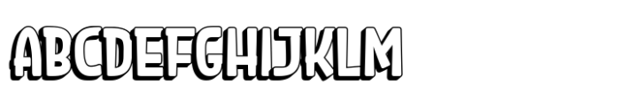 Sign Ron Shadow Font UPPERCASE