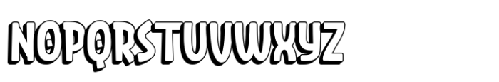 Sign Ron Shadow Font UPPERCASE